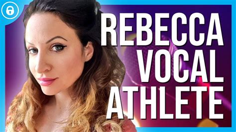 I just want to create. . Rebecca vocal athlete age